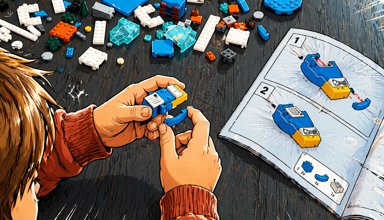 Set building at Brick by Brick Lego Club